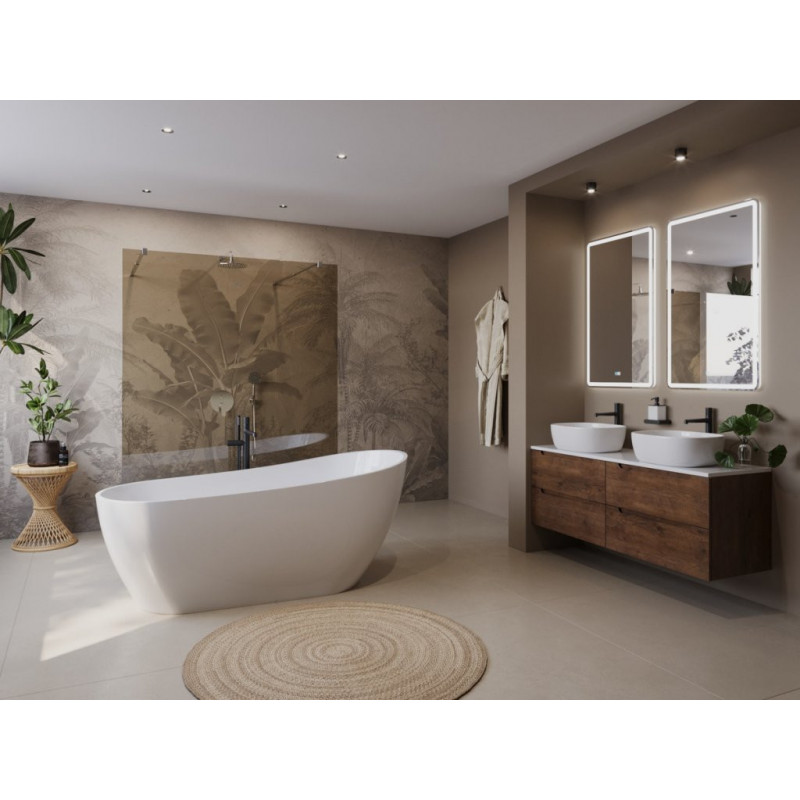Акриловая ванна отдельностоящая белая 170x80см Belbagno BB704-1700-800-K