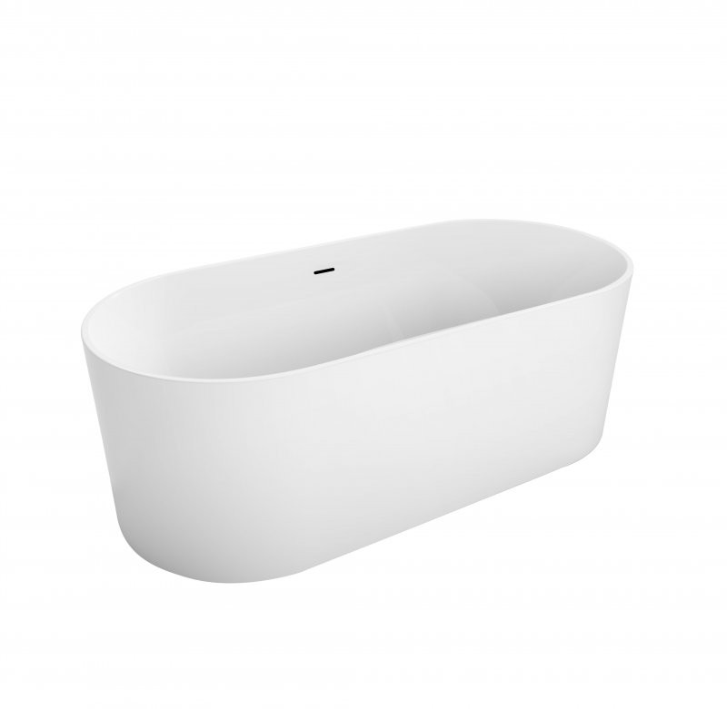 Акриловая ванна отдельностоящая белая 170x80см Belbagno BB705-1700-800