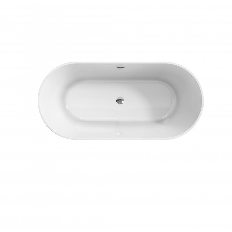 Акриловая ванна отдельностоящая белая 170x80см Belbagno BB705-1700-800