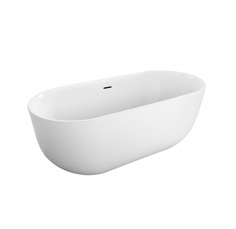 Акриловая ванна отдельностоящая белая 180x80см Belbagno BB706-1800-800