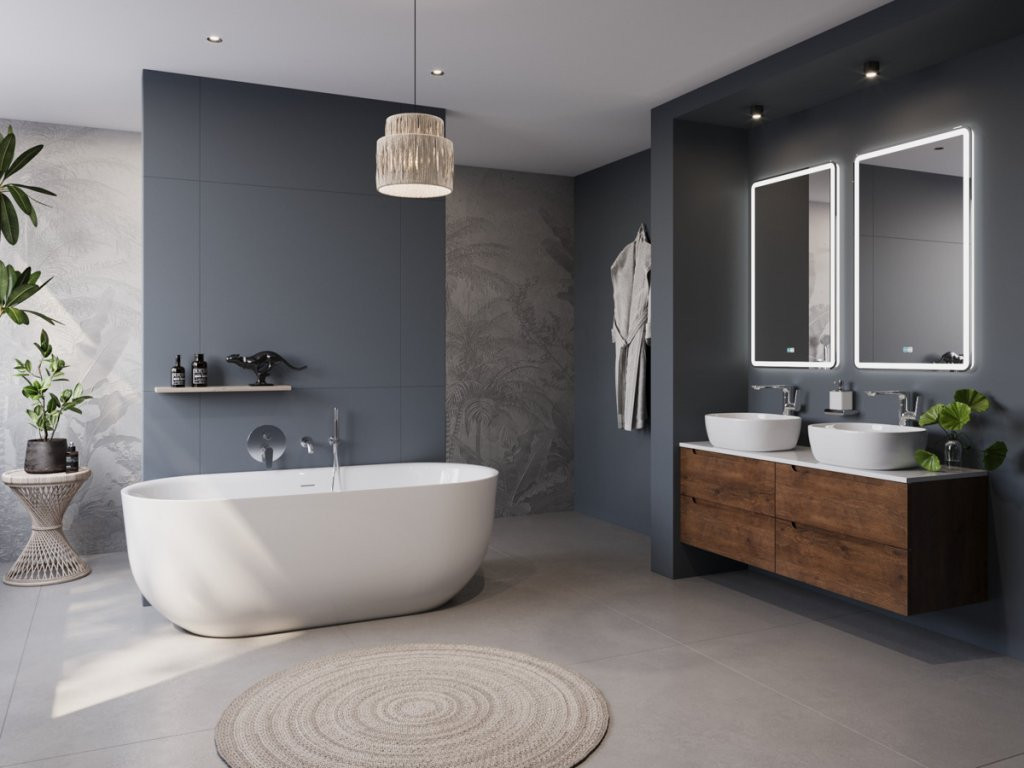Акриловая ванна отдельностоящая белая 180x80см Belbagno BB706-1800-800