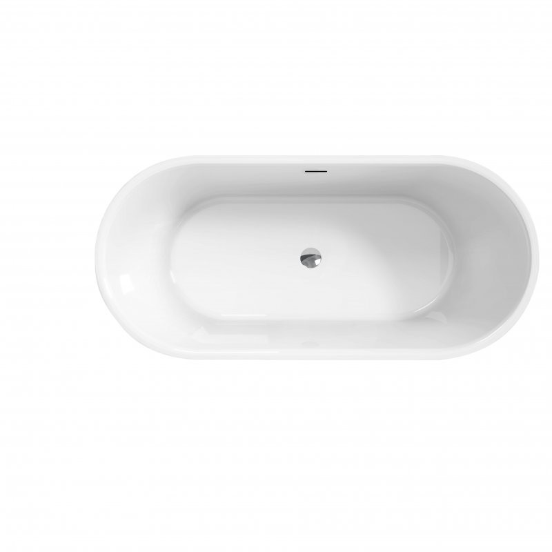 Акриловая ванна отдельностоящая белая 170x78см Belbagno BB709-1700-780