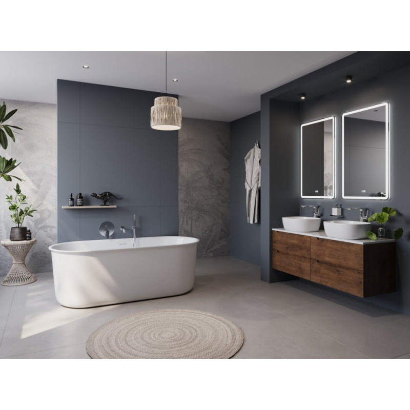 Акриловая ванна отдельностоящая белая 170x78см Belbagno BB709-1700-780