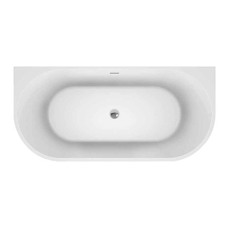 Акриловая ванна пристенная белая 140x75см Belbagno BB710-1400-750