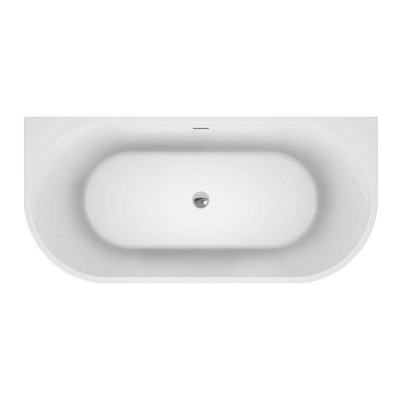 Акриловая ванна пристенная белая 170х80см Belbagno BB710-1700-800