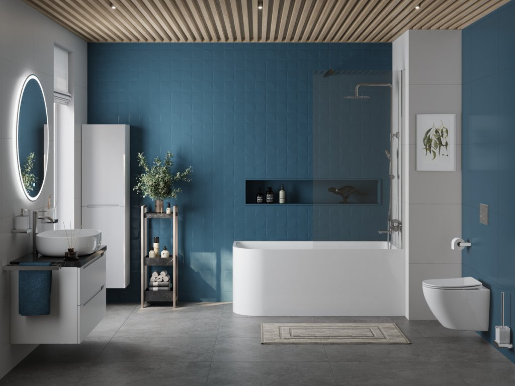 Акриловая ванна угловая белая 150x73см правая Belbagno BB712-1500-730-R