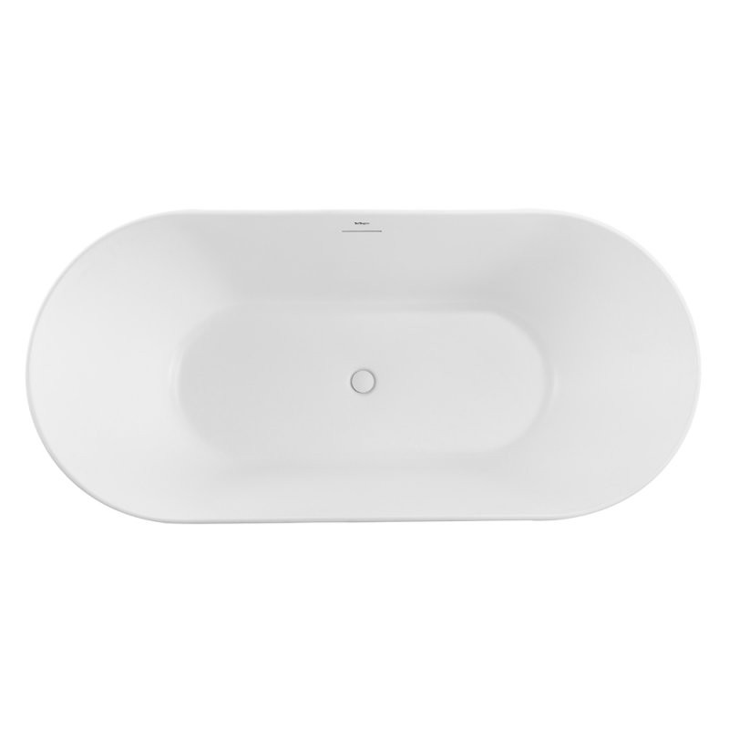 Акриловая ванна отдельностоящая белая 170x80см Belbagno BB411-1700-800