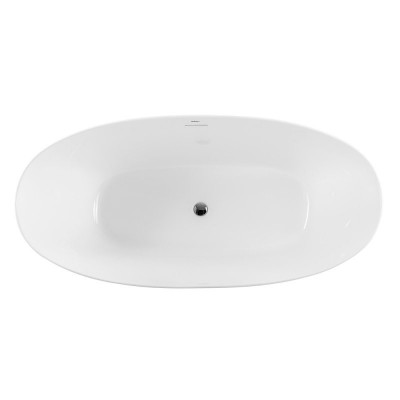 Акриловая ванна отдельностоящая белая 170x80см Belbagno BB414-1700-800