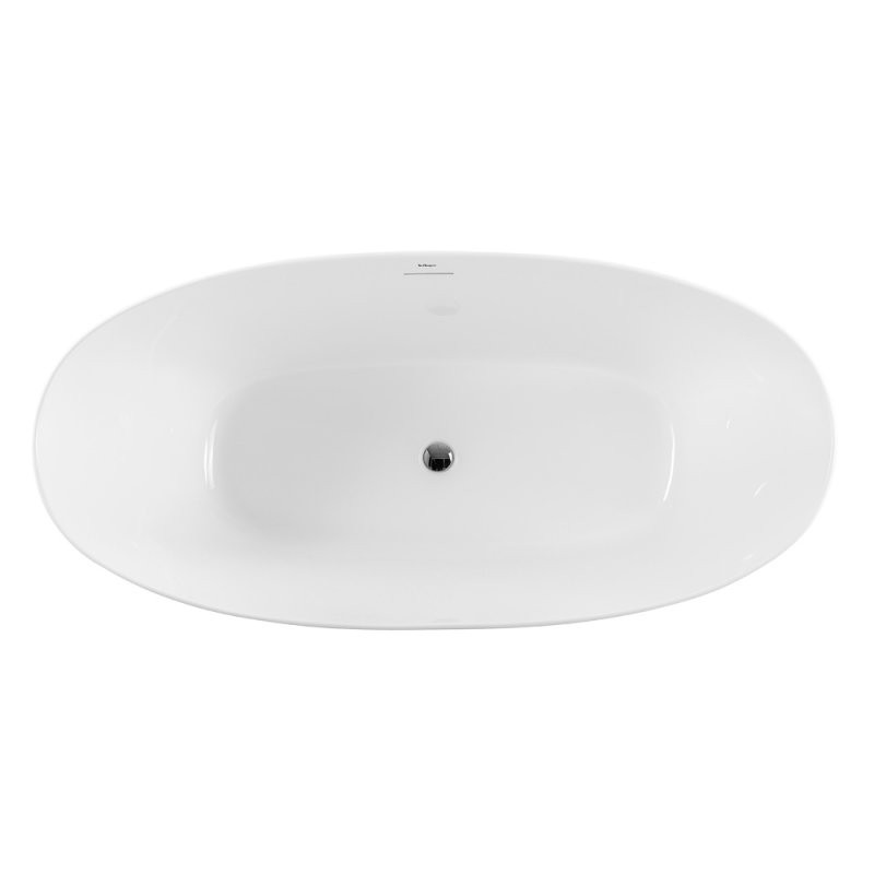 Акриловая ванна отдельностоящая белая 170x80см Belbagno BB414-1700-800