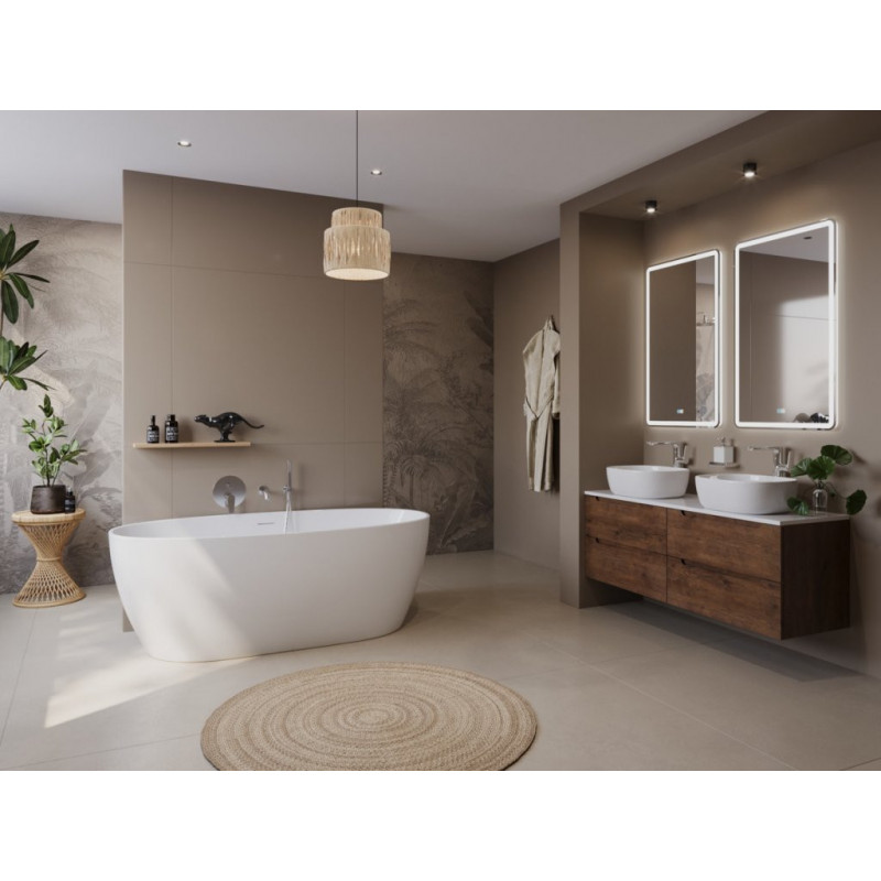 Акриловая ванна отдельностоящая белая 170x80см Belbagno BB414-1700-800