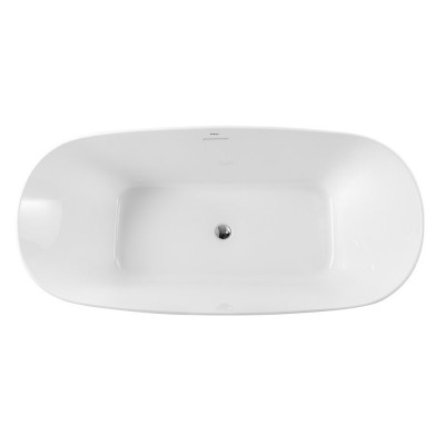 Акриловая ванна отдельностоящая белая 170x80см Belbagno BB415-1700-800