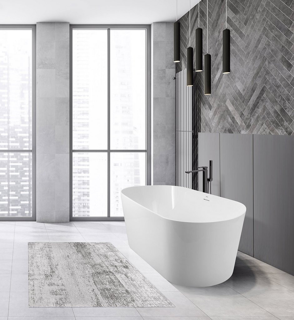 Акриловая ванна отдельностоящая белая 170x80см Belbagno BB416-1700-800
