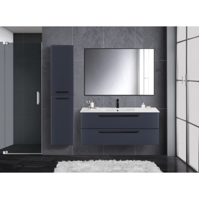 Тумба под раковину подвесная графит 117см Cezares ECO ECO-CER-1200-2C-SO-GR-P