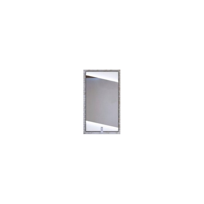 Зеркало со встроенной LED подсветкой черное 60x110см Cezares 45050