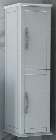 Шкаф пенал подвесной белый 34см Cezares TIFFANY 54963