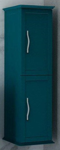 Шкаф пенал подвесной синий 34см Cezares TIFFANY 54965