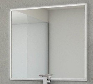 Зеркало со встроенной LED подсветкой белое 98x90см Cezares TIFFANY 45046