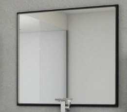 Зеркало со встроенной LED подсветкой графит 98x90см Cezares TIFFANY 45047