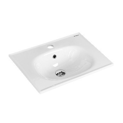 Раковина керамическая встраиваемая белая 60x46см Belbagno BB1923-600