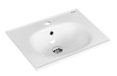 Раковина керамическая встраиваемая белая 60x46см Belbagno BB1923-600