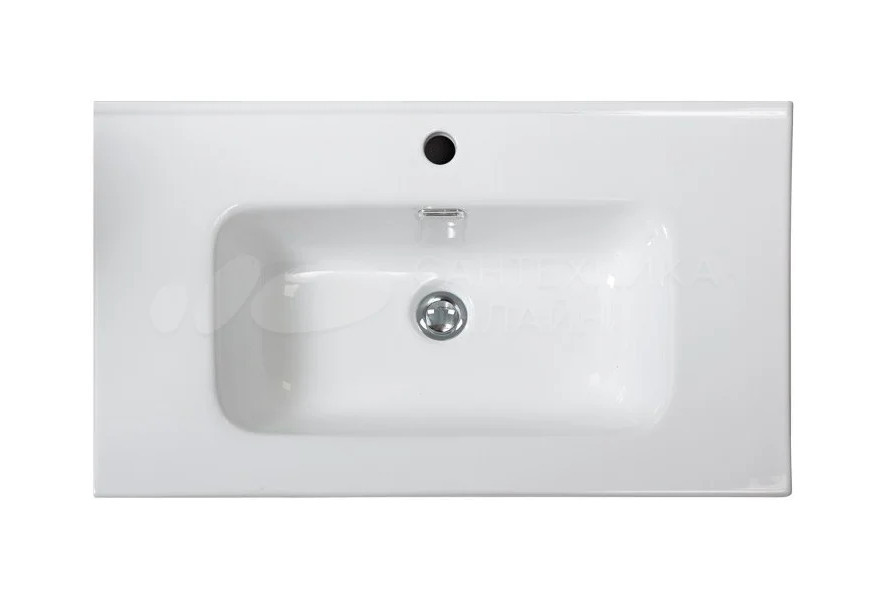 Раковина керамическая встраиваемая белая 81x46см Belbagno BB800ETL