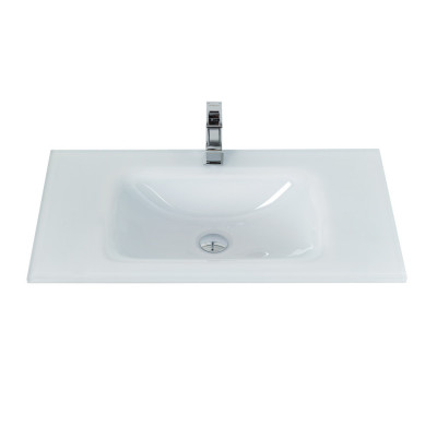 Раковина керамическая встраиваемая белая 81x46см Belbagno BB810/465-LV-VTR-BL