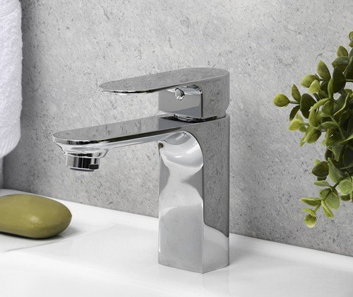 Смеситель Dinkel 5803 для умывальника с литым изливом  Wasser kraft