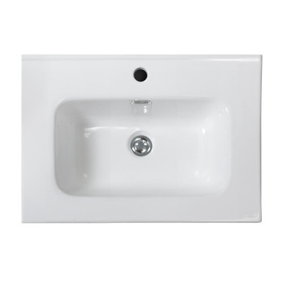 Раковина керамическая встраиваемая белая 71x46см Belbagno BB700ETL