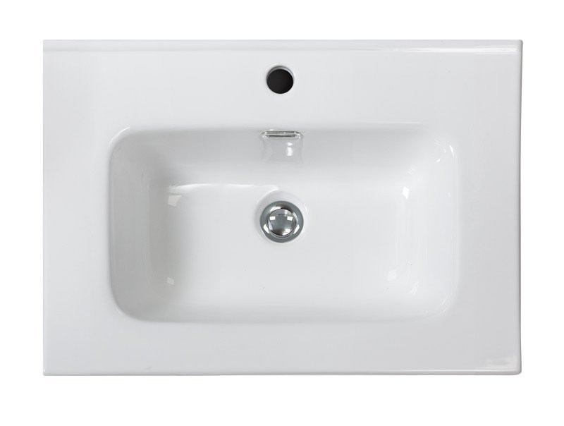 Раковина керамическая встраиваемая белая 71x46см Belbagno BB700ETL