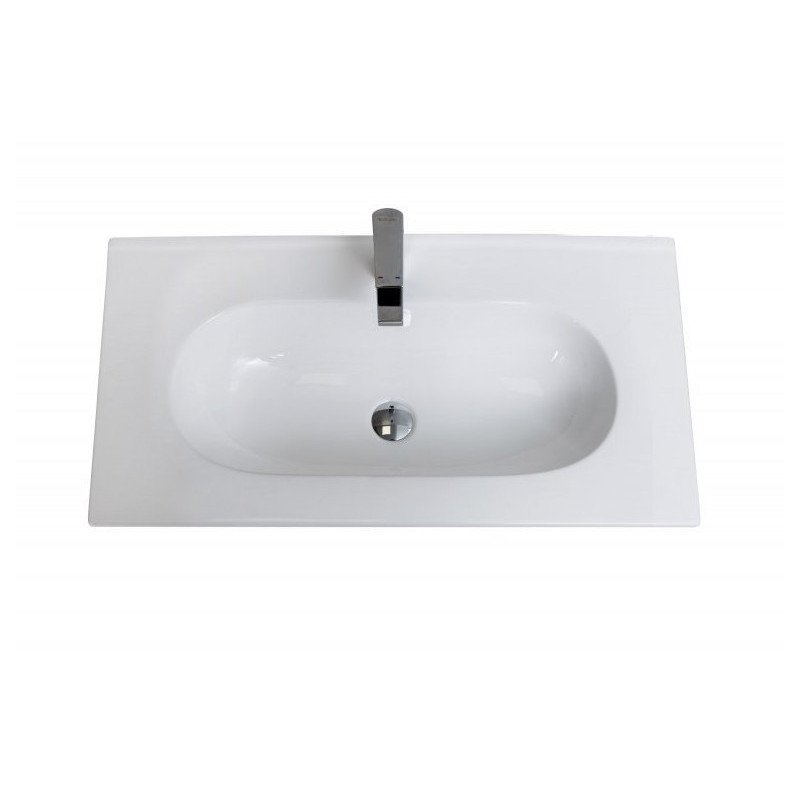 Раковина керамическая встраиваемая белая 91x46см Belbagno LOV-900-LVB