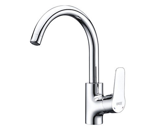 Смеситель Lippe 4507 для кухни с высоким поворотным изливом  Wasser kraft