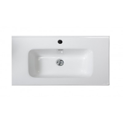Раковина керамическая встраиваемая белая 121x46см Belbagno BB1200ETL