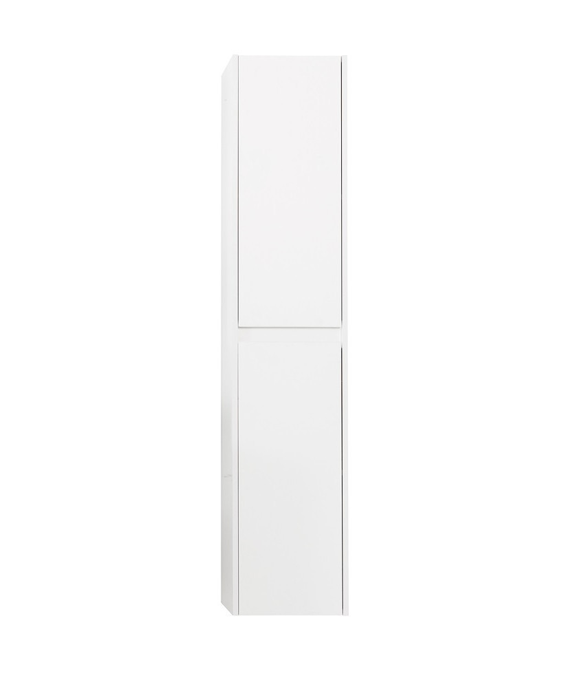 Шкаф пенал подвесной белый матовый левый 33см Belbagno KRAFT KRAFT-1600-2A-SC-BO-L