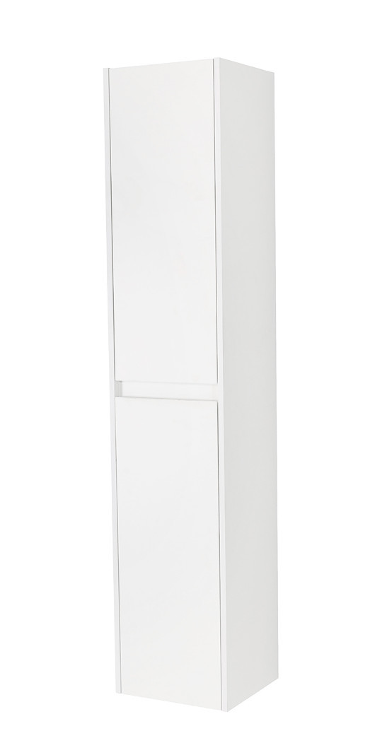 Шкаф пенал подвесной белый матовый левый 33см Belbagno KRAFT KRAFT-1600-2A-SC-BO-L