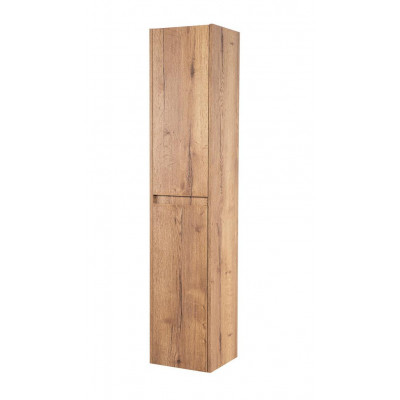 Шкаф пенал подвесной табачный дуб левый 33см Belbagno KRAFT KRAFT-1600-2A-SC-RT-L