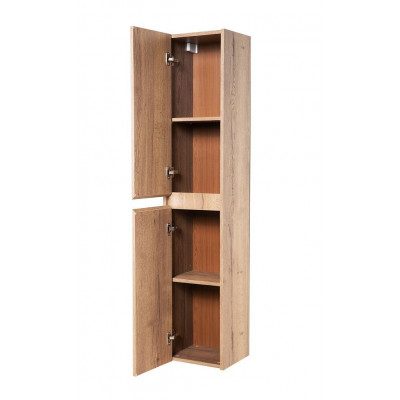 Шкаф пенал подвесной табачный дуб левый 33см Belbagno KRAFT KRAFT-1600-2A-SC-RT-L
