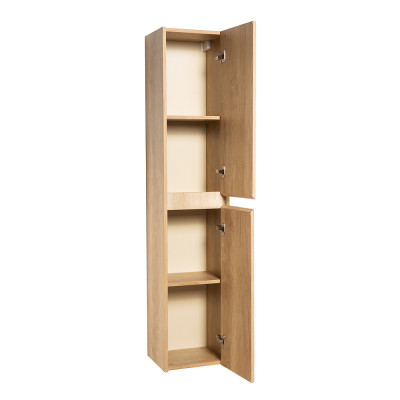 Шкаф пенал подвесной дуб небраска правый 33см Belbagno KRAFT KRAFT-1600-2A-SC-RNN-R
