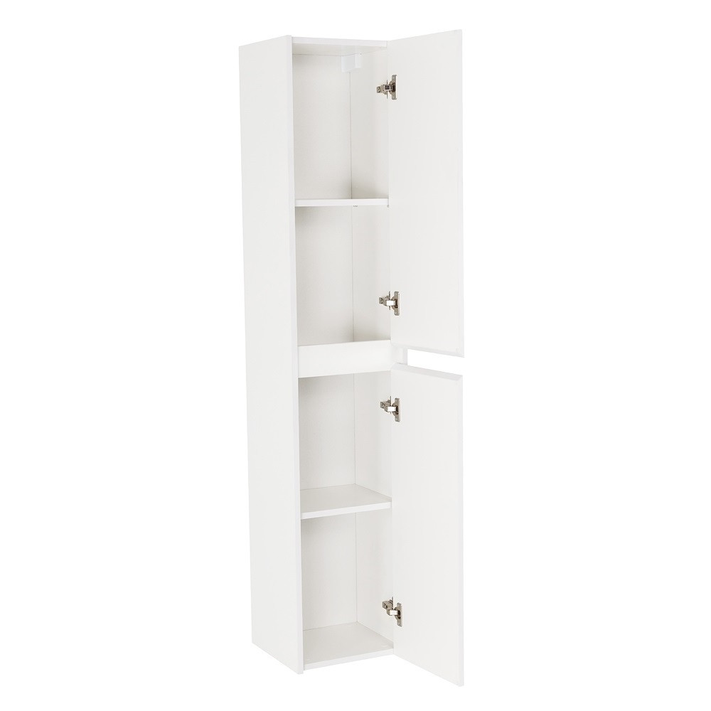 Шкаф пенал подвесной белый матовый правый 33см Belbagno KRAFT KRAFT-1600-2A-SC-BO-R