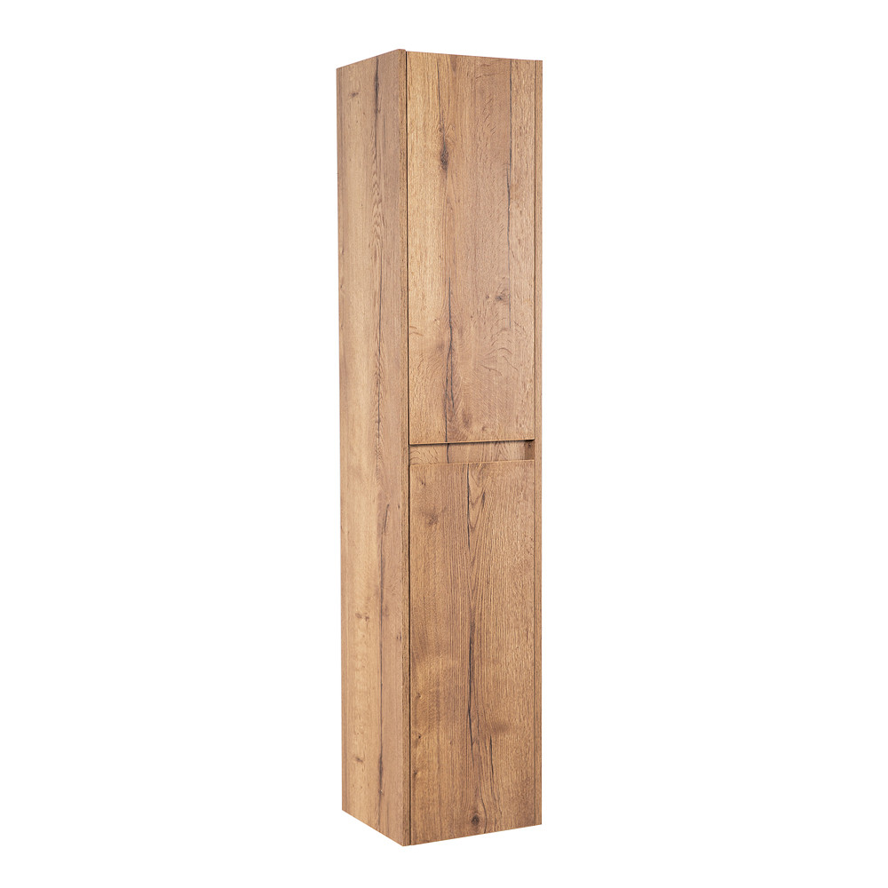 Шкаф пенал подвесной табачный дуб правый 33см Belbagno KRAFT KRAFT-1600-2A-SC-RT-R