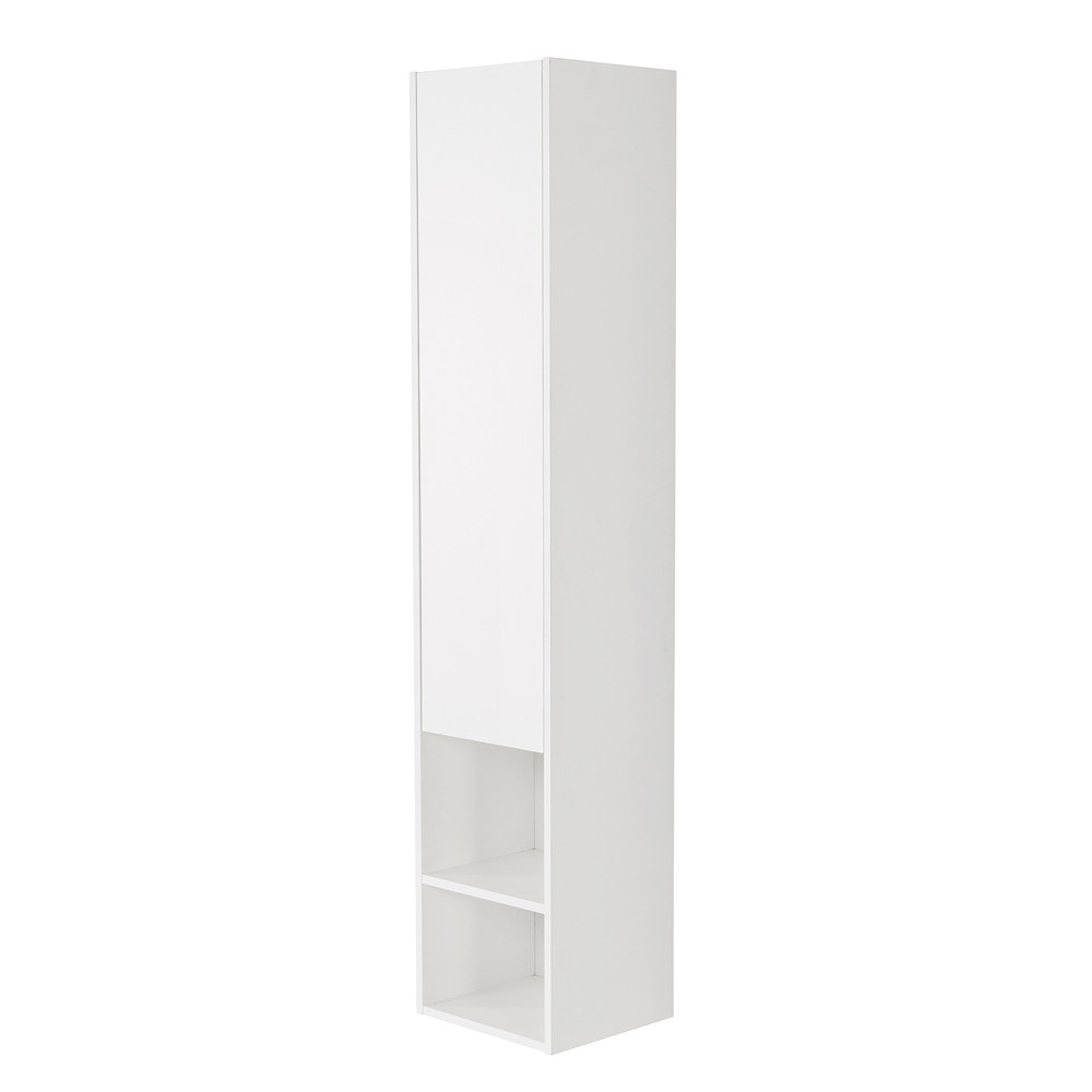 Шкаф пенал подвесной белый матовый правый 33см Belbagno KRAFT KRAFT-1600-1A-SC-BO-R