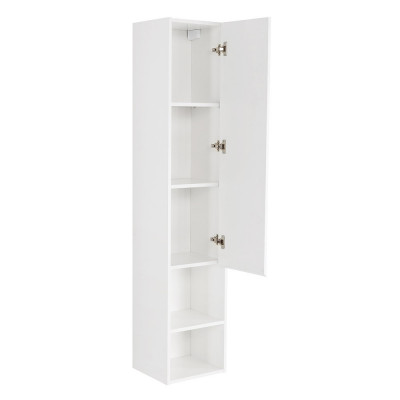 Шкаф пенал подвесной белый матовый правый 33см Belbagno KRAFT KRAFT-1600-1A-SC-BO-R