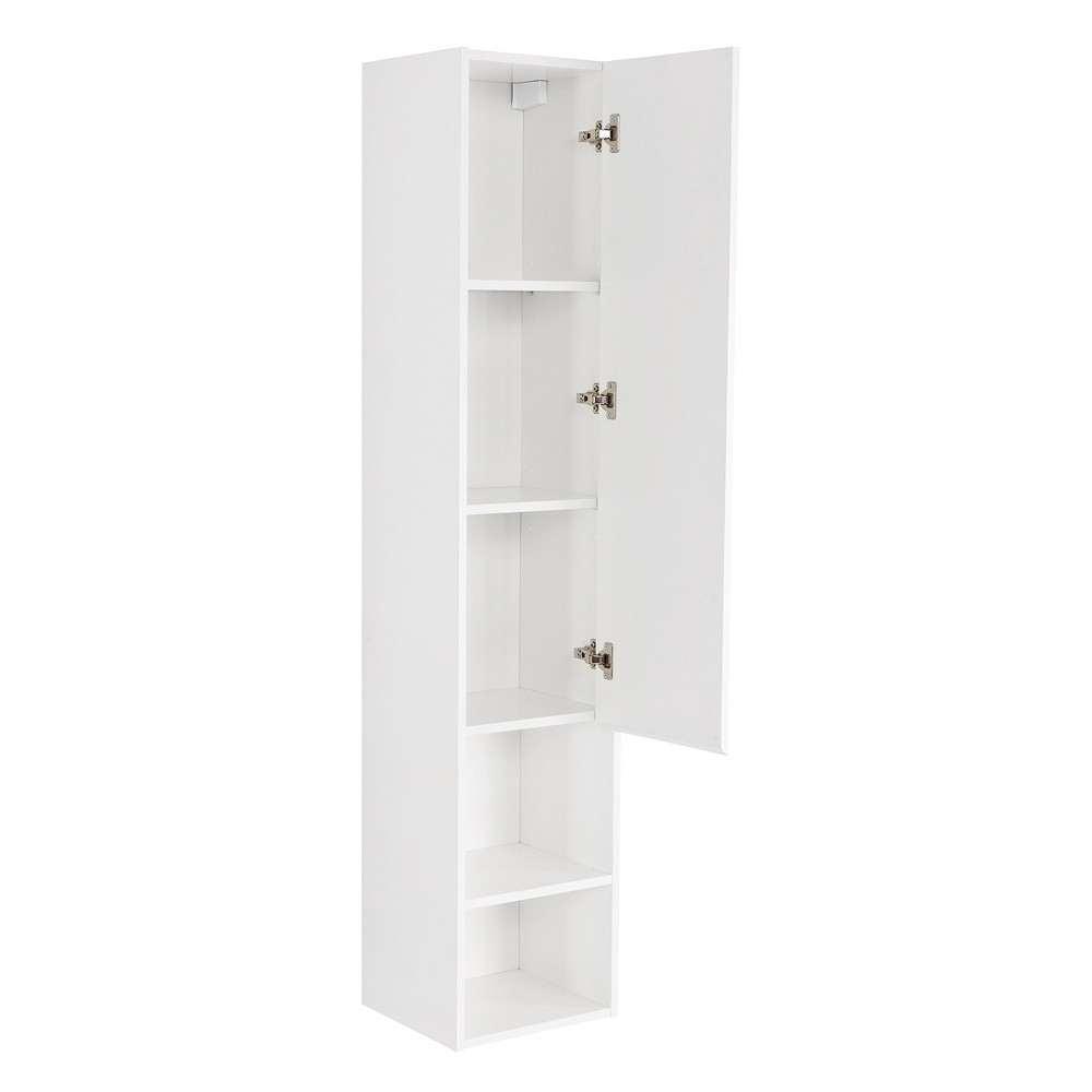 Шкаф пенал подвесной белый матовый правый 33см Belbagno KRAFT KRAFT-1600-1A-SC-BO-R