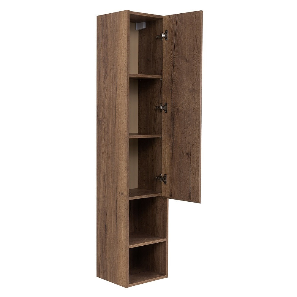 Шкаф пенал подвесной табачный дуб правый 33см Belbagno KRAFT KRAFT-1600-1A-SC-RT-R