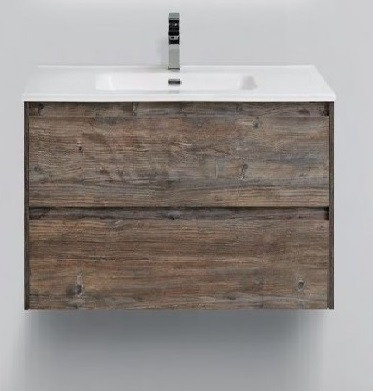 Тумба под раковину подвесная темное дерево 61см Belbagno KRAFT KRAFT 39-600/390-2C-SO-PP