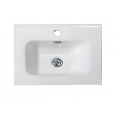 Раковина керамическая встраиваемая белая 71x39см Belbagno BB700/390ETL