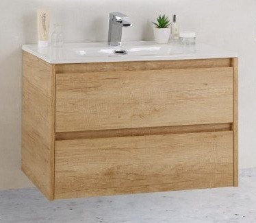 Тумба под раковину подвесная дуб небраска 71см Belbagno KRAFT KRAFT 39-700/390-2C-SO-RNN