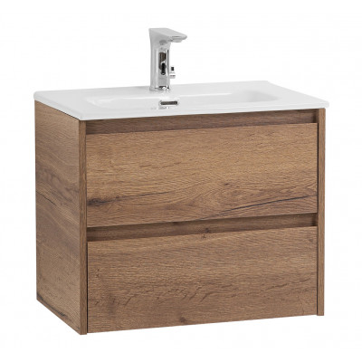 Тумба под раковину подвесная табачный дуб 71см Belbagno KRAFT KRAFT 39-700/390-2C-SO-RT