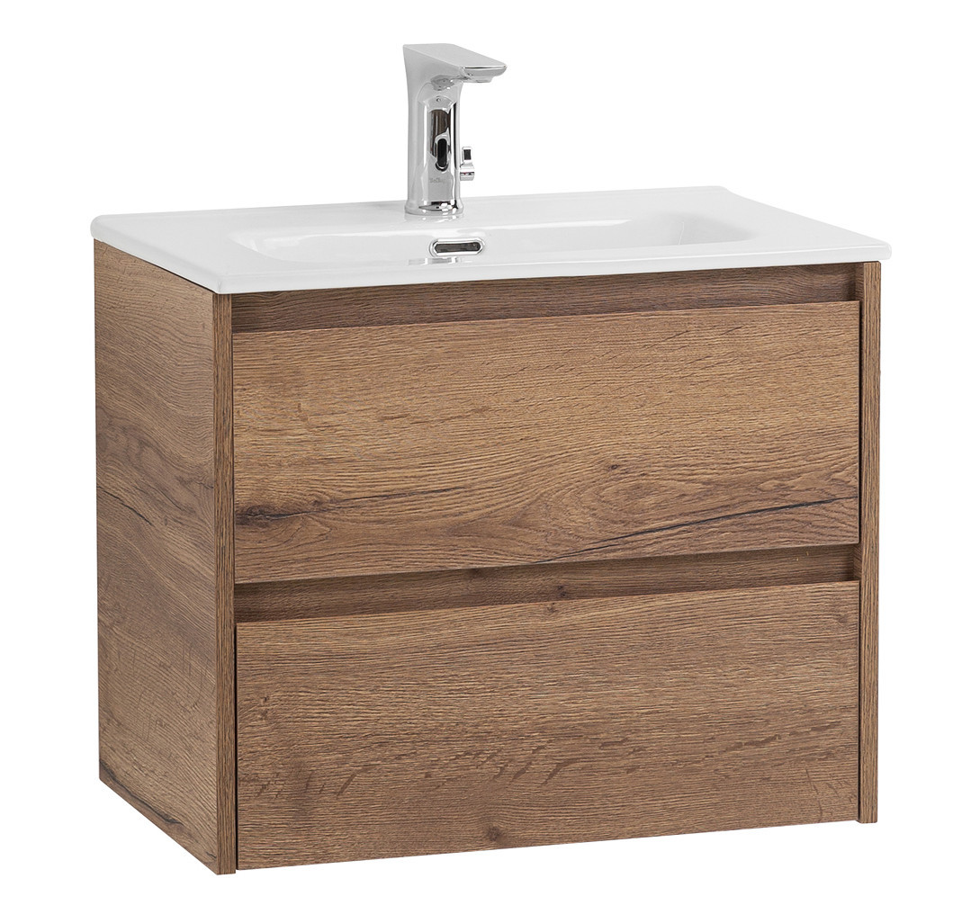 Тумба под раковину подвесная табачный дуб 71см Belbagno KRAFT KRAFT 39-700/390-2C-SO-RT