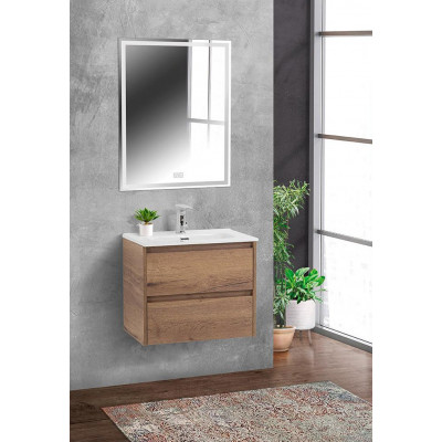 Тумба под раковину подвесная табачный дуб 71см Belbagno KRAFT KRAFT 39-700/390-2C-SO-RT