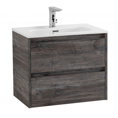 Тумба под раковину подвесная темное дерево 71см Belbagno KRAFT KRAFT 39-700/390-2C-SO-PP
